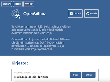OpenWilma kansikuva